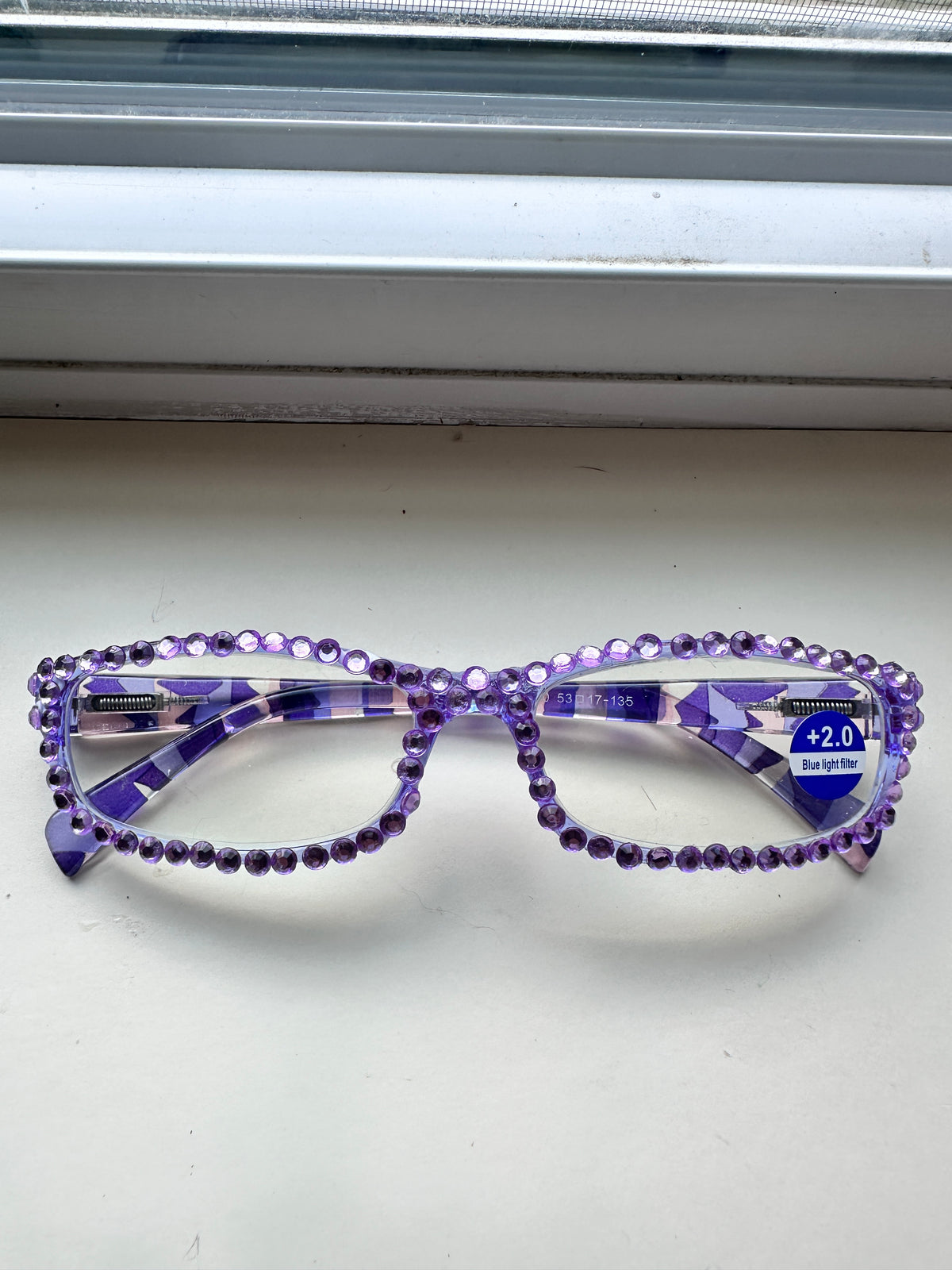 European Crystal Reading Glasses – Bling Rhinestone Readers +1.00–3.25 – Sparkly Eye Eyewear, Includes Care Kit