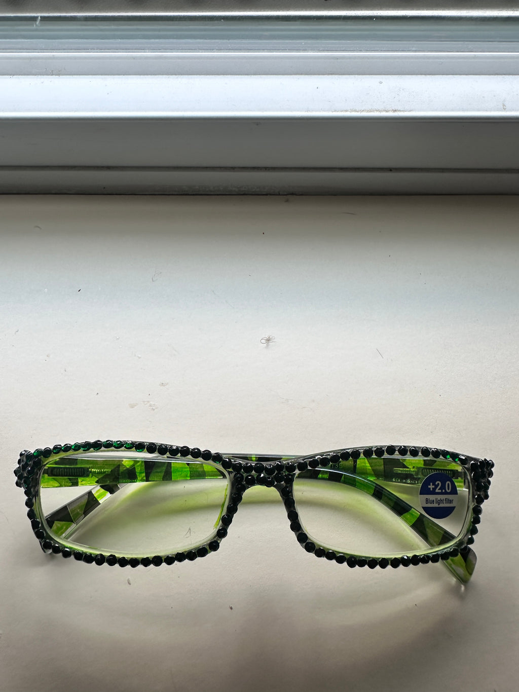 European Crystal Reading Glasses – Bling Rhinestone Readers +1.00–3.25 – Sparkly Eye Eyewear, Includes Care Kit