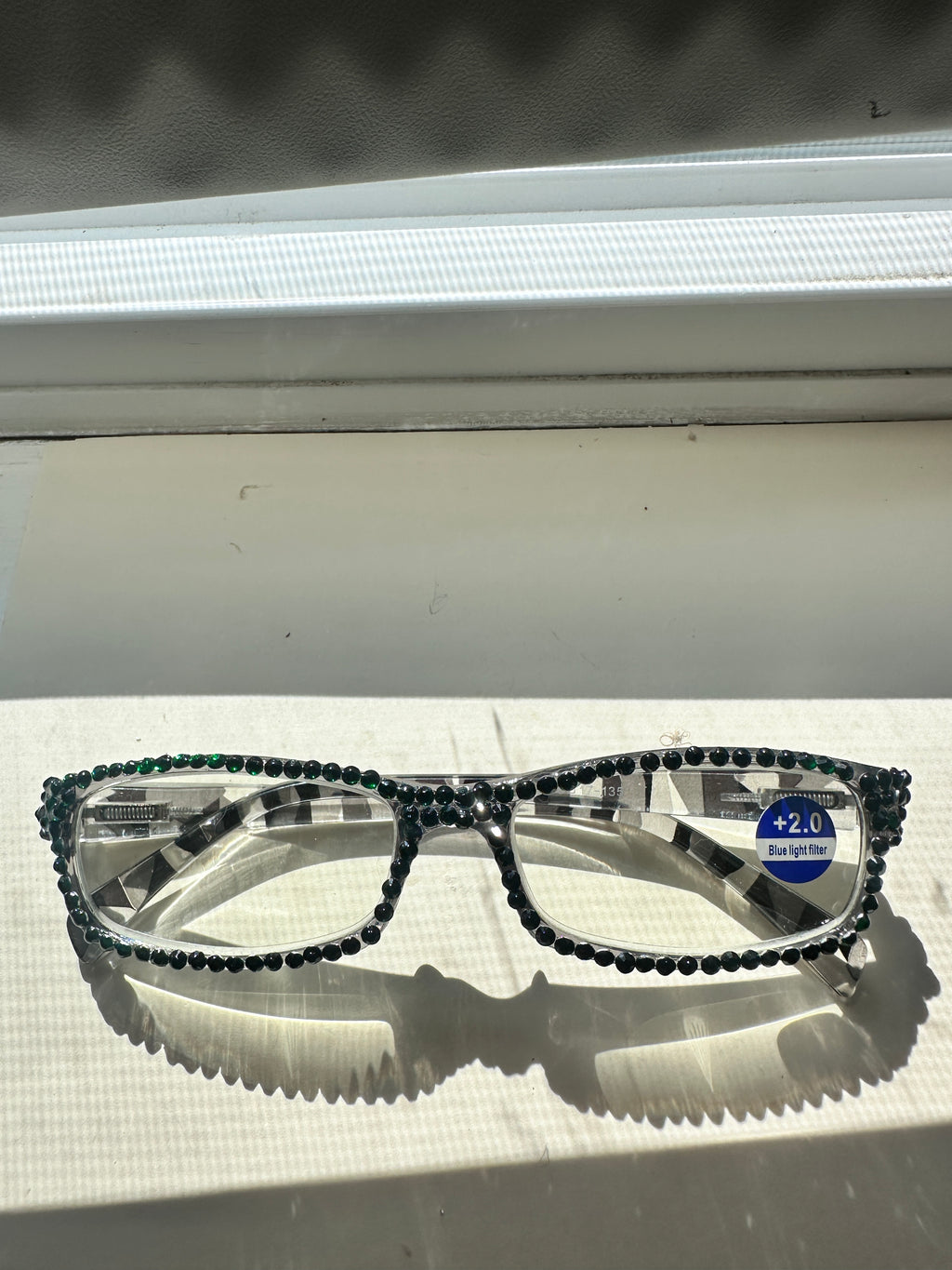 European Crystal Reading Glasses – Bling Rhinestone Readers +1.00–3.25 – Sparkly Eye Eyewear, Includes Care Kit