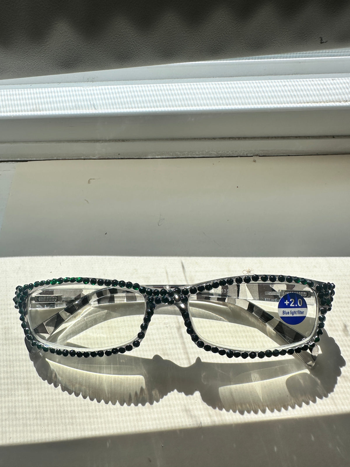 European Crystal Reading Glasses – Bling Rhinestone Readers +1.00–3.25 – Sparkly Eye Eyewear, Includes Care Kit