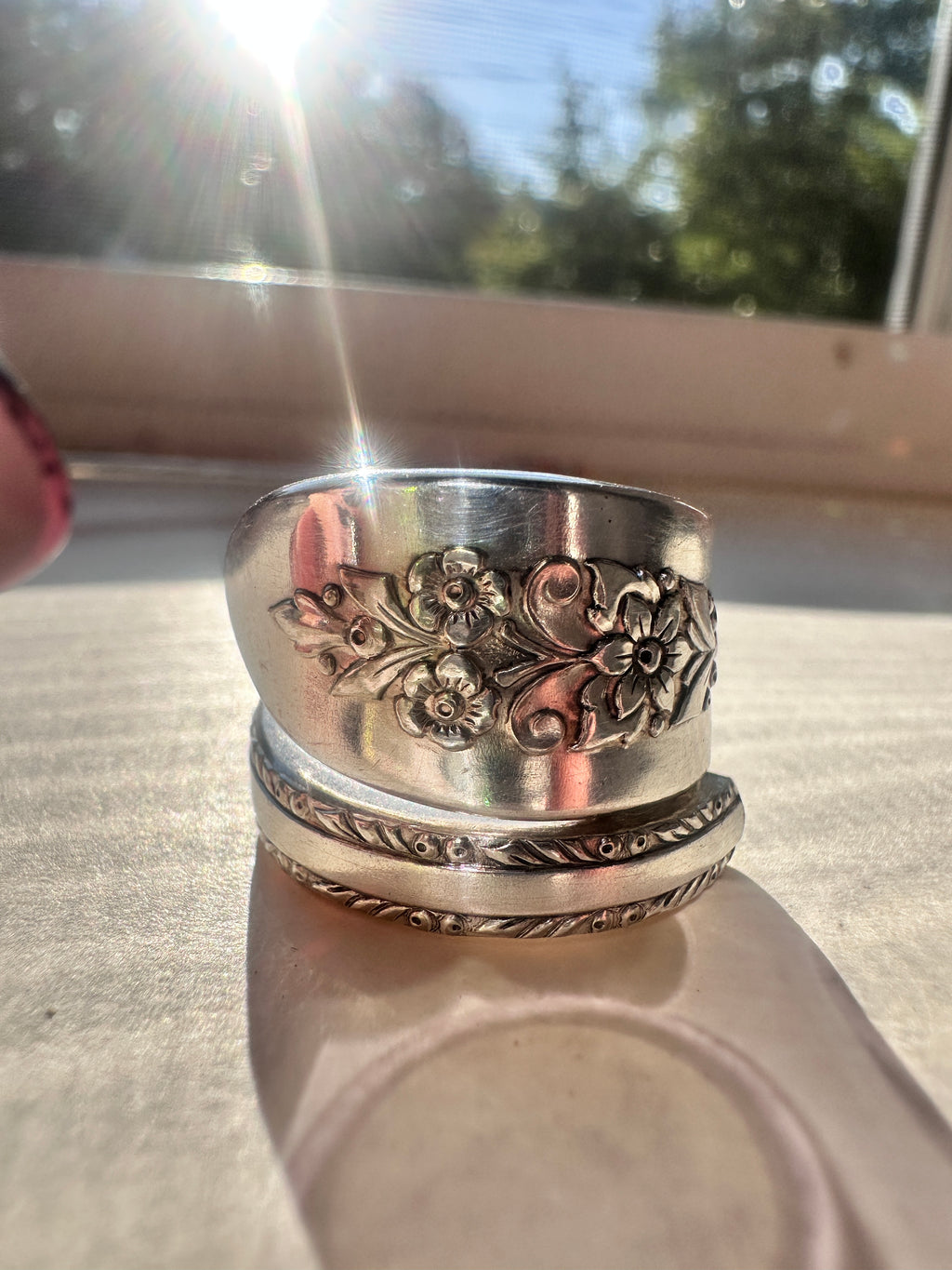 Lady Stuart 1949 Spoon Ring | Oneida Wm A Rogers Silverplate | Pick Your Size | Vintage Spoon Jewelry | Handmade Ring