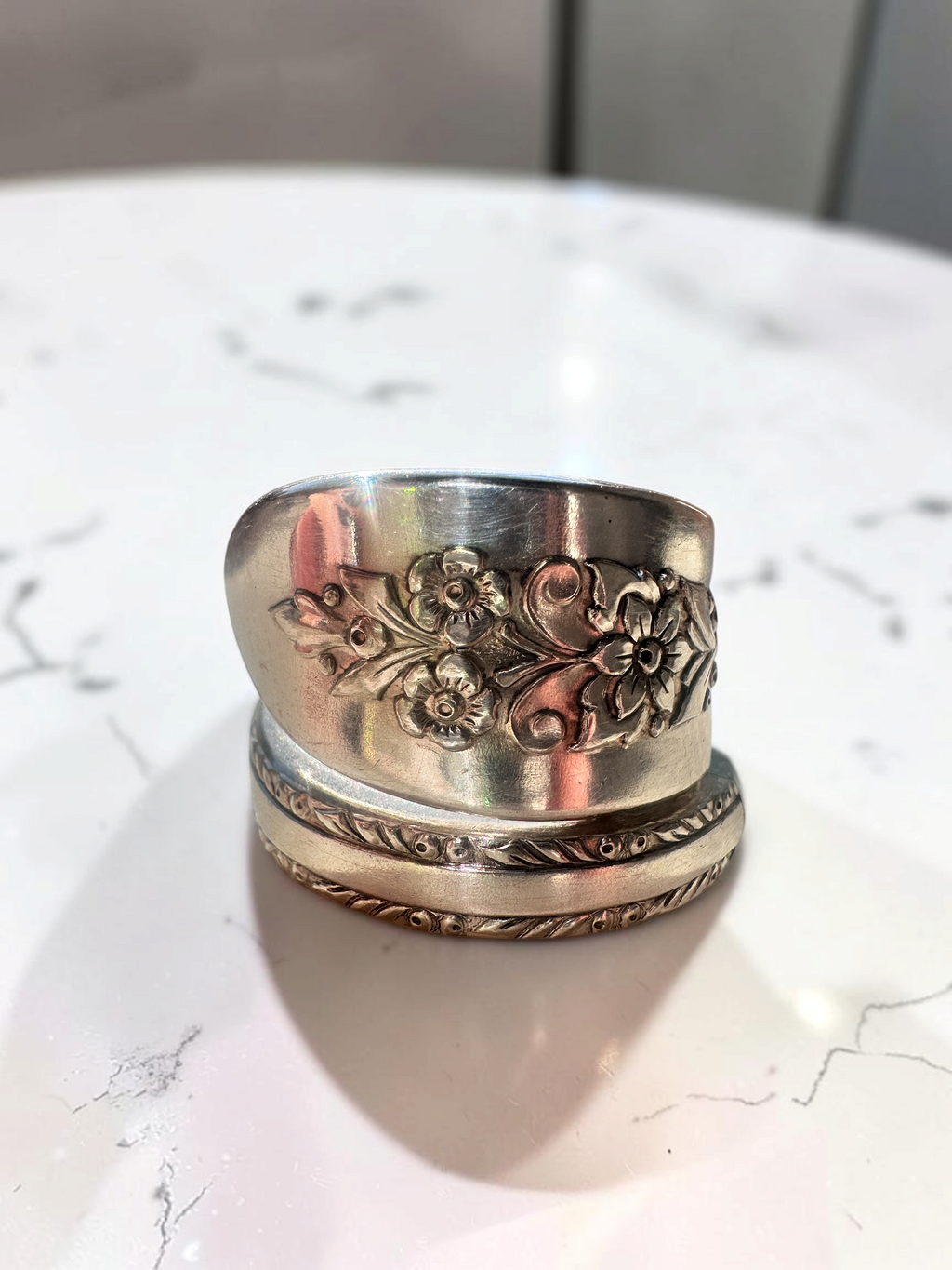 Lady Stuart 1949 Spoon Ring | Oneida Wm A Rogers Silverplate | Pick Your Size | Vintage Spoon Jewelry | Handmade Ring