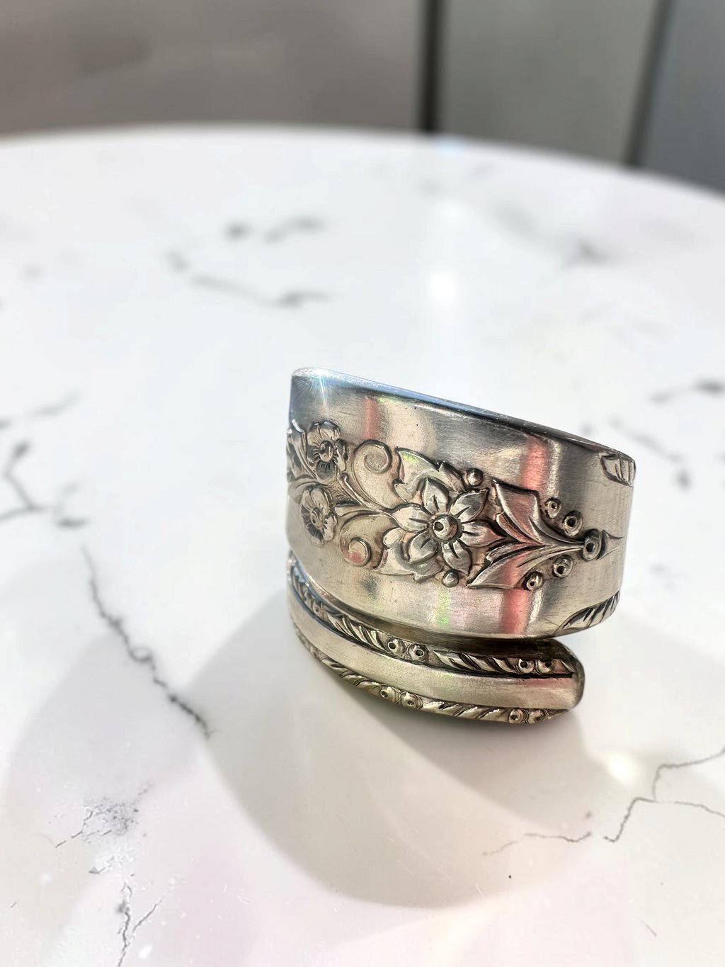 Lady Stuart 1949 Spoon Ring | Oneida Wm A Rogers Silverplate | Pick Your Size | Vintage Spoon Jewelry | Handmade Ring