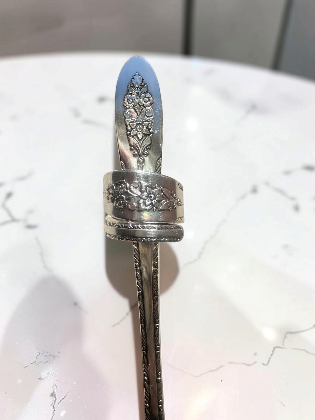 Lady Stuart 1949 Spoon Ring | Oneida Wm A Rogers Silverplate | Pick Your Size | Vintage Spoon Jewelry | Handmade Ring