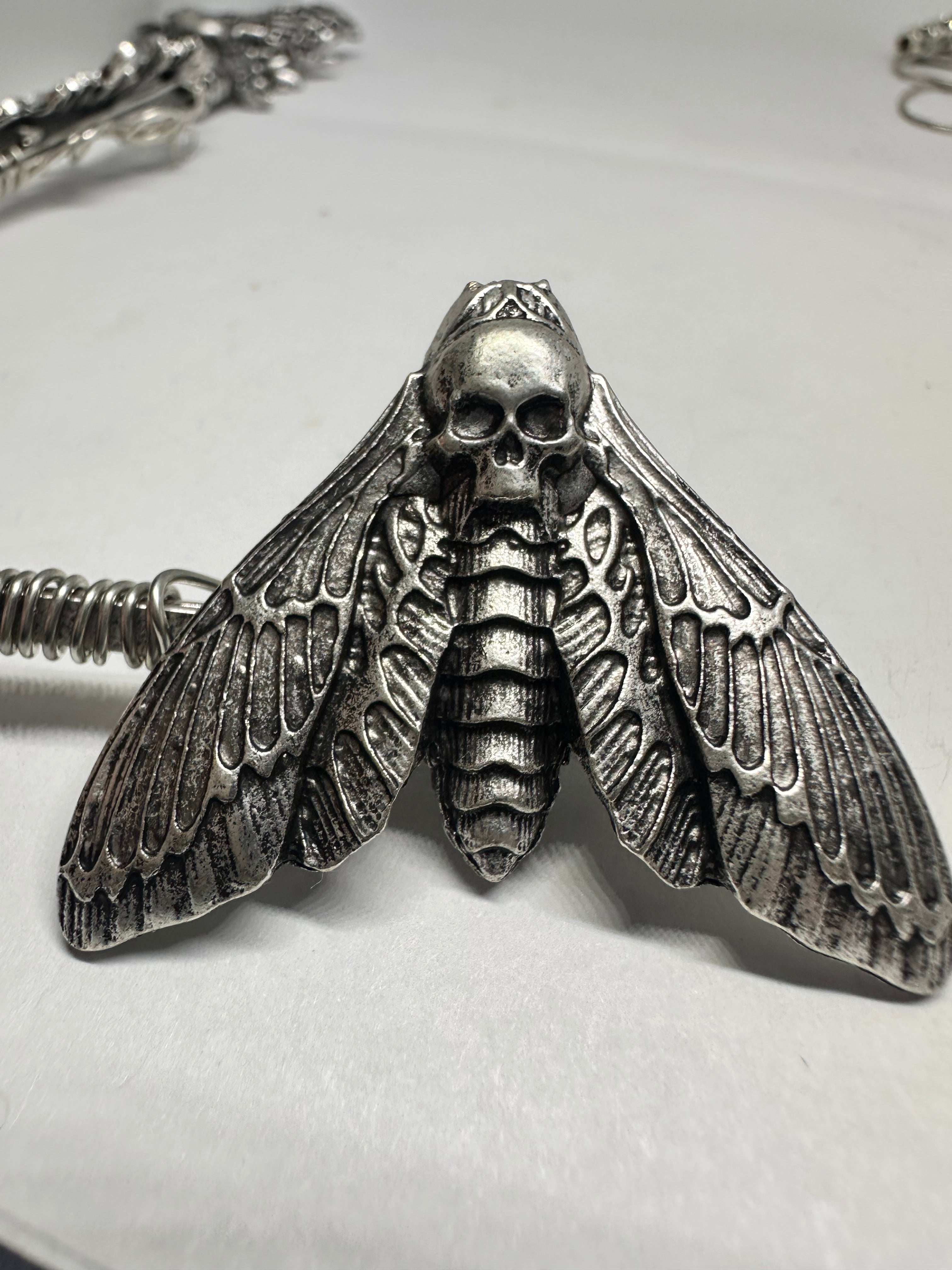 Handmade Wire-Wrapped Bracelet Helper Clips - Unique Butterfly, Skull & Snake Designs