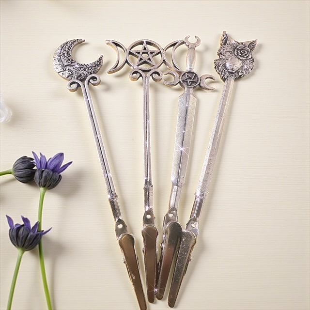 Functional spiritual accessories – handmade ATM card clips with symbolic charms