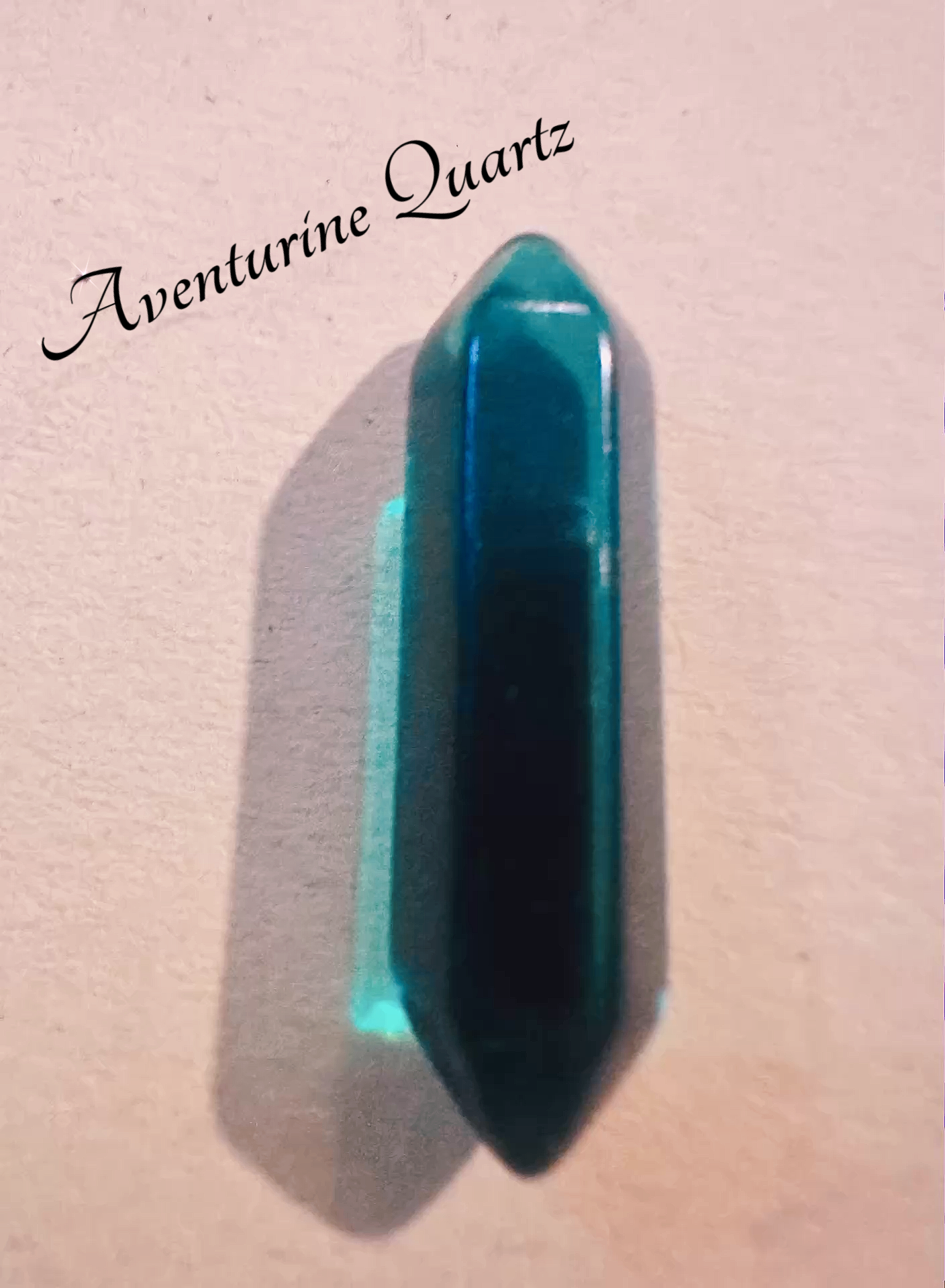 Genuine Gemstone Clip – ATM Card Grabber, & Bracelet Helper showing a rich Aventurine Quartz stone against a plain backdrop.