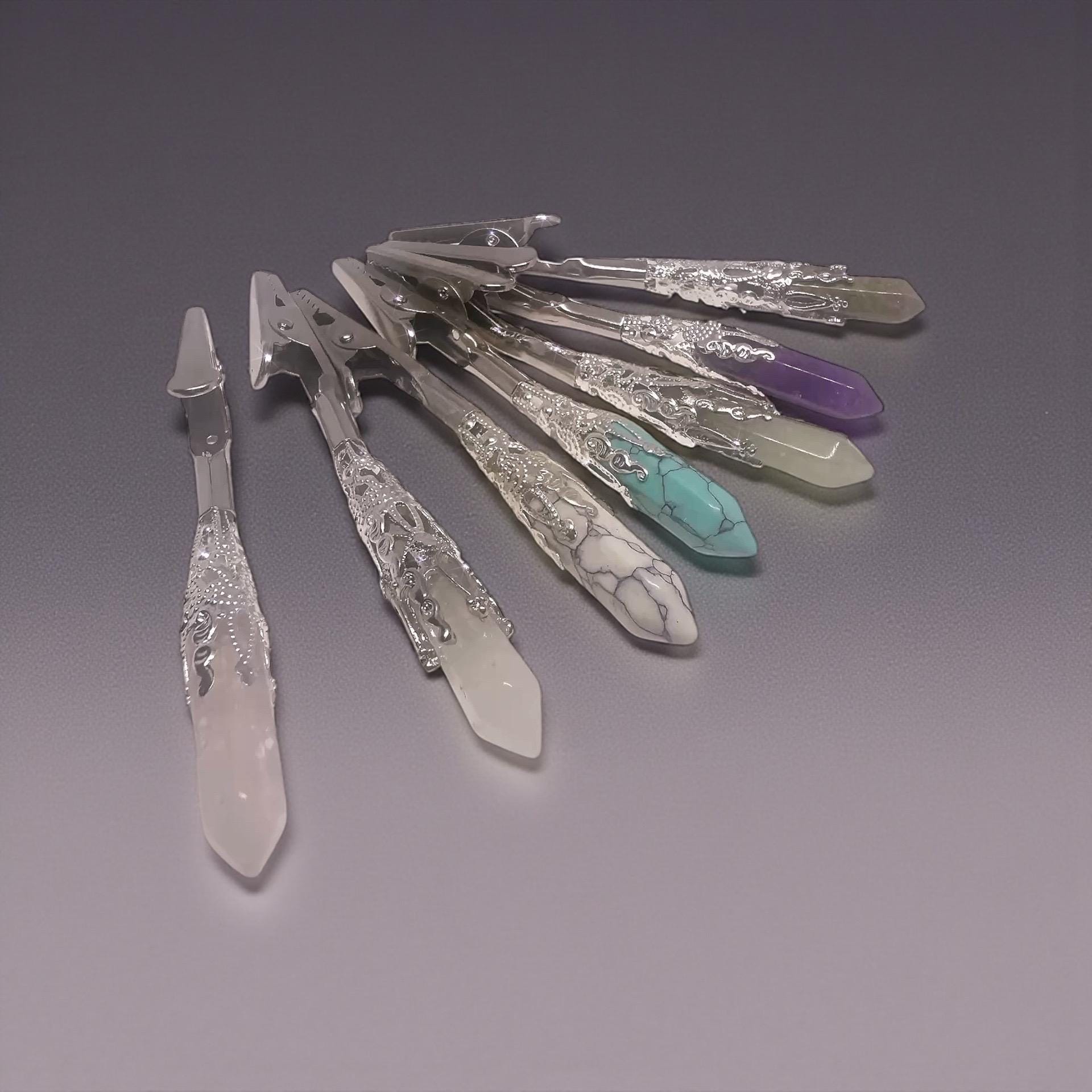 ATM Card Clip genuine Crystal point  • Bracelet Buddy • Long Nail Helper/debit card grabber