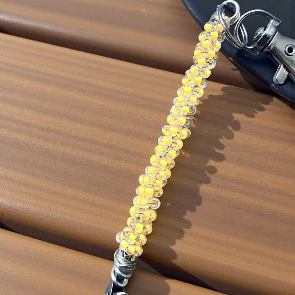 Beaded ATM Card Clip / Bracelet Buddy – Handmade Czech Glass Seed Bead Grabbers