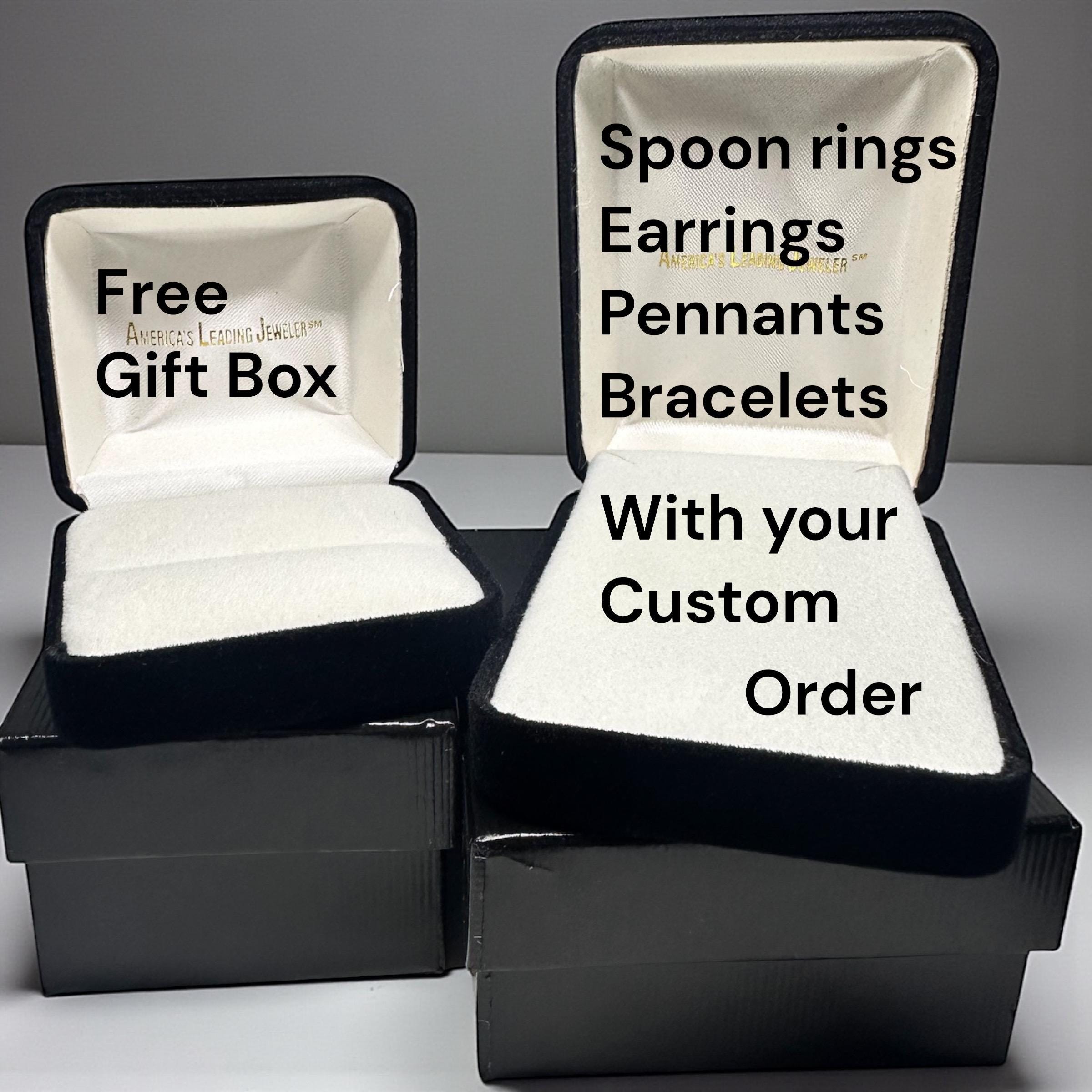 Custom Spoon Jewelry – Repurposed Heirloom Ring, Pendant, Bracelet, Earrings