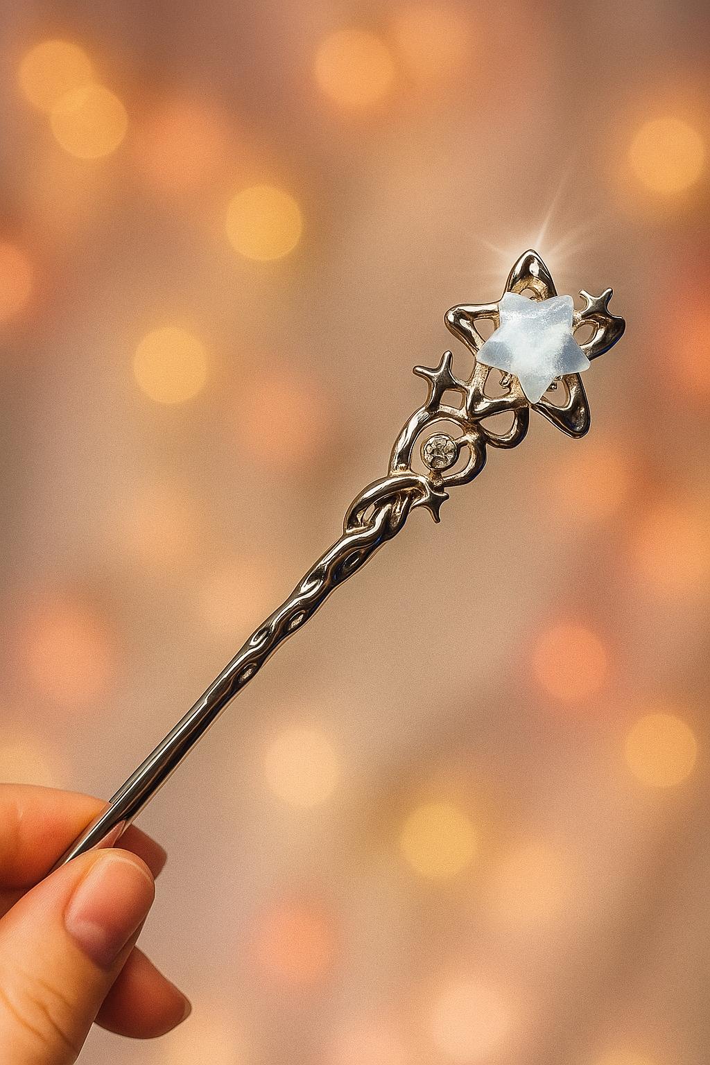 ATM Card Grabber Tool for Long Nails, Celestial Moon Star Card Puller Helper