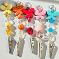 Crystal Butterfly Card Clip • Wagernite Stone, Long Nail Helper