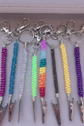 Pince pour carte bancaire / bracelet compagnon en perles – Attaches en perles de rocaille de verre tchèques faites à la main