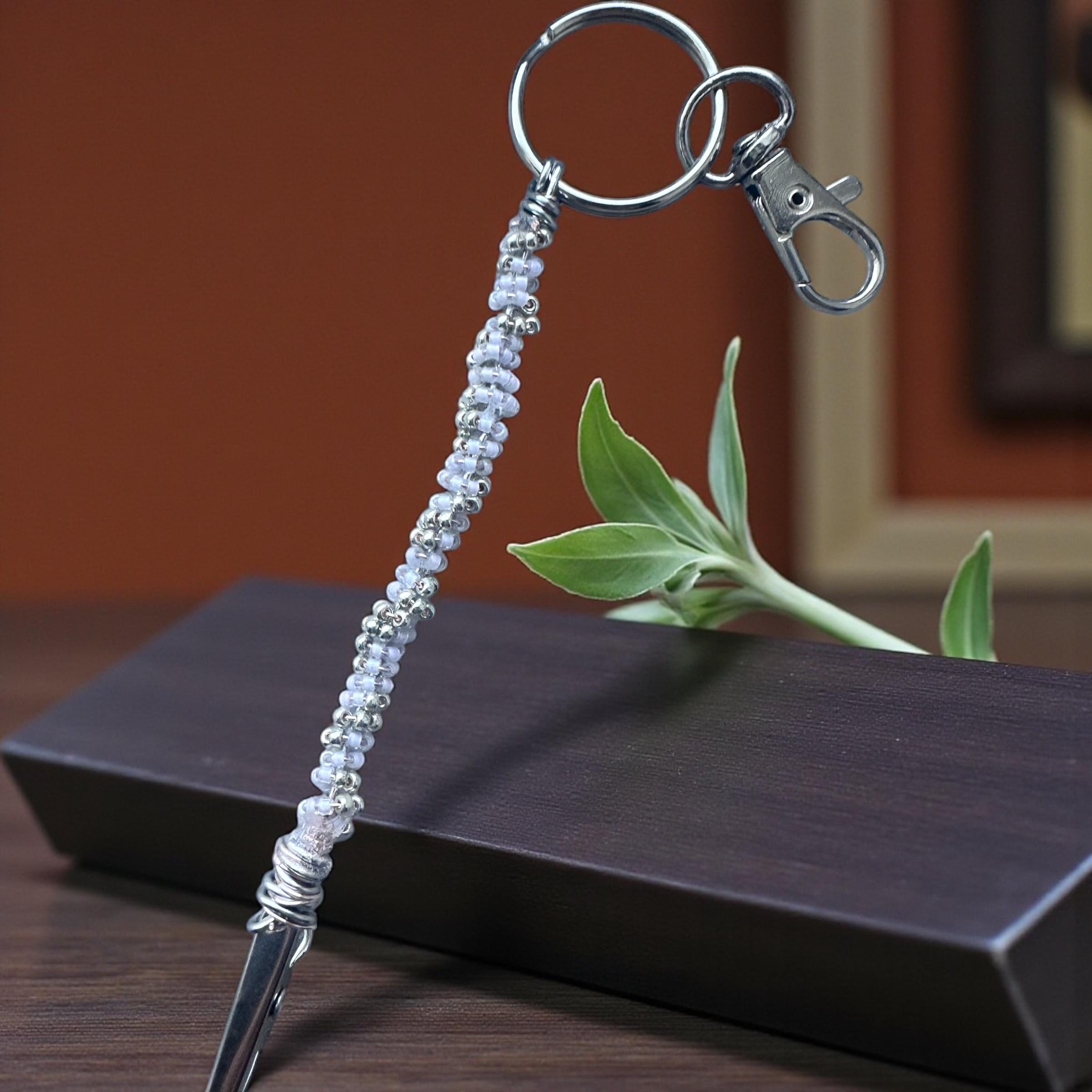 Beaded ATM Card Clip / Bracelet Buddy – Handmade Czech Glass Seed Bead Grabbers
