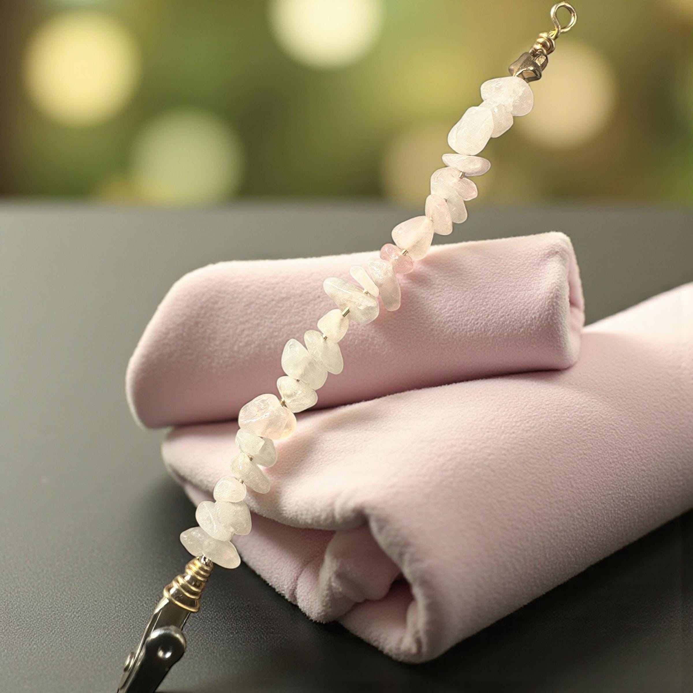 ATM Card Clip Crystal Gemstone • Long Nail Helper, Bracelet Buddy