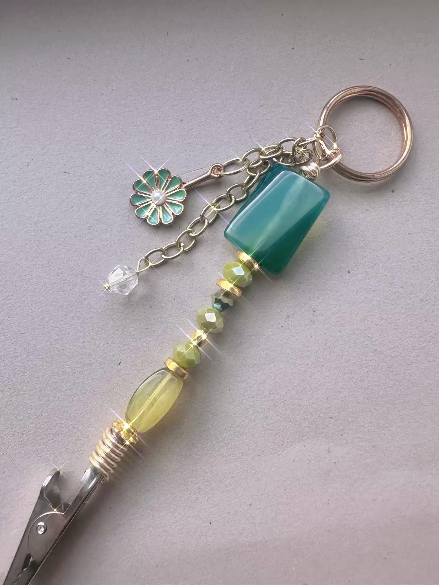 Atm card clip for long nails , card grabber tool, no touch helper, purse charm gift