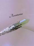 Gemstone ATM Card Clip Bracelet Helper | Long Nail Debit Card Grabber | Crystal Purse Charm Accessibility Tool