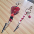 Handmade Beaded ATM Card Clip Set, Long Nail Card Grabber, Valentine's Gift This looks cute but it’s actually useful.