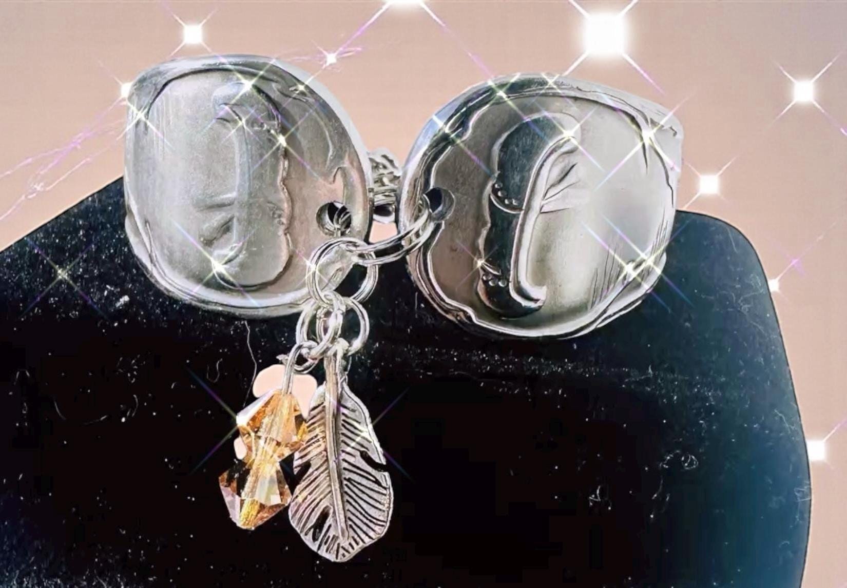 Handmade Spoon Bracelet – Canoe & Birch Bark Design Upcycled Stainless Steel Flatware Cuff | Rustic Woodland Jewelry | One of a Kind