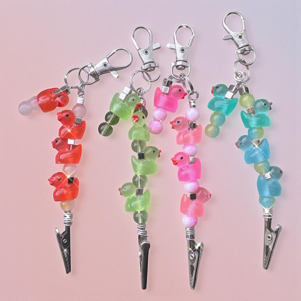 Handmade Duck Bracelet Helper Tool – ATM Card Grabber with Alligator Clip