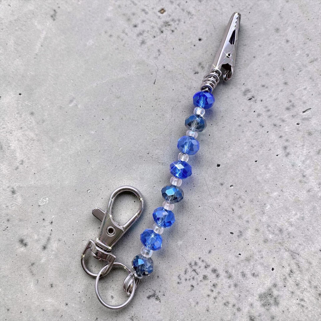 Ocean Crystal ATM Card Grabber – Long Nail Helper – Beaded Credit Card Puller with Gift Tin