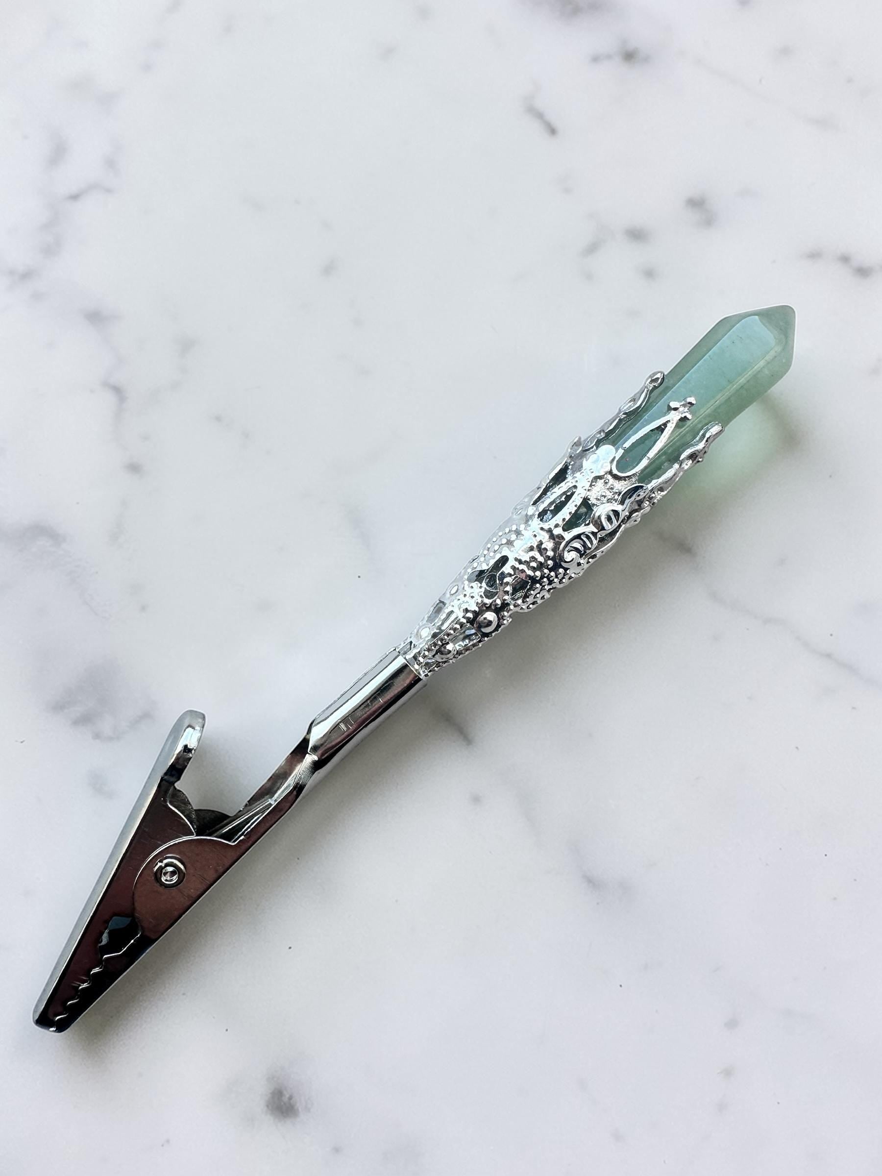 Crystal Point ATM Card Clip – Choose Your genuine gemstone