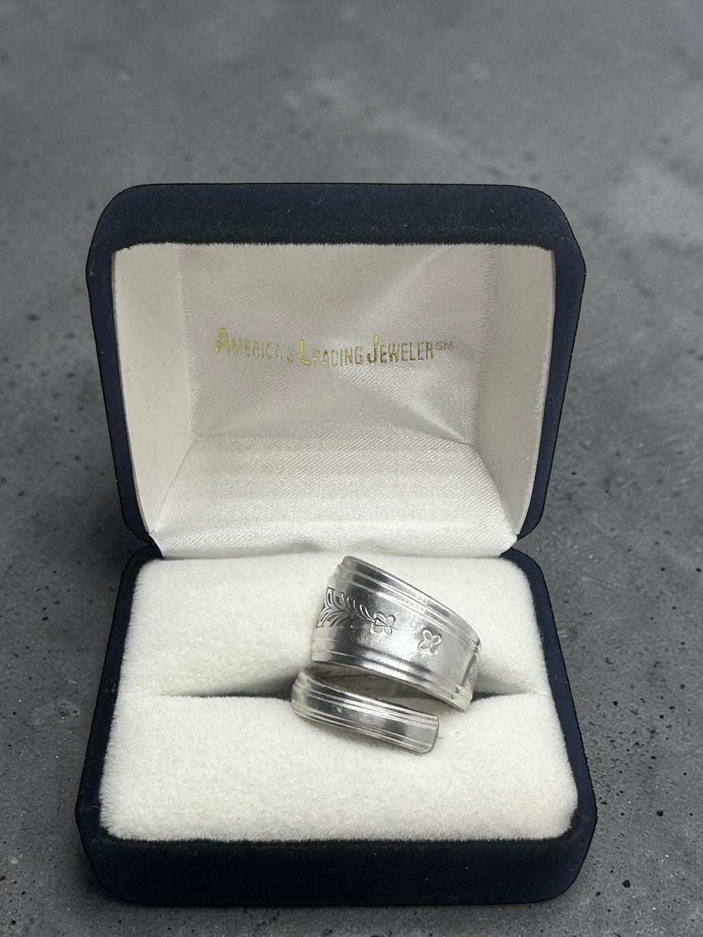 Mystery Spoon Rings – Vintage Silver Plated , bundle options
