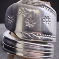 Vintage Silver Plated Spoon Ring – Hand Stamped Silverware Jewelry
