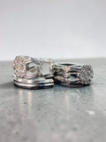 Eternally Yours Spoon Ring – Vintage Silver Plated Floral Scroll Jewelry