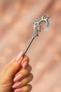 Extracteur de cartes ATM pour ongles longs, aide-tirette de cartes céleste lune-étoile