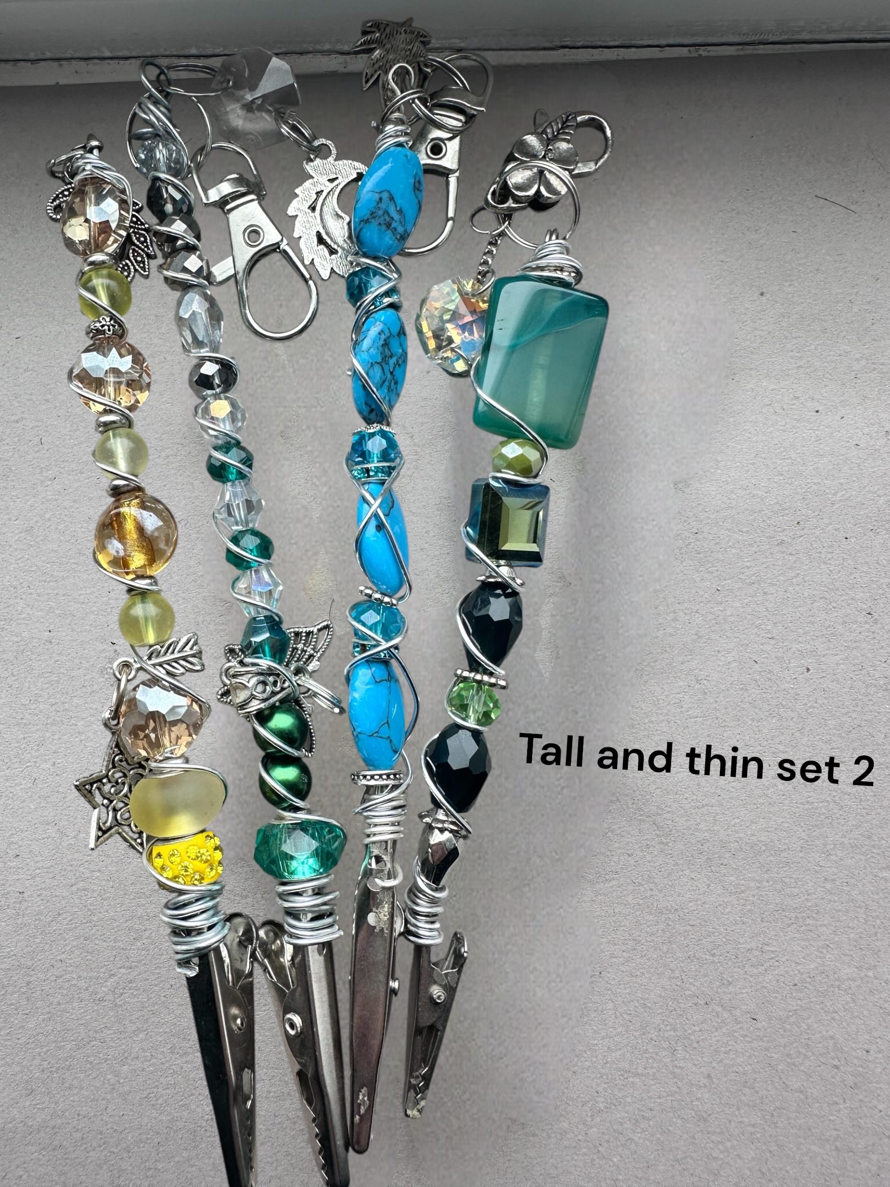 Mystery Beaded ATM Card Clip make your own – Choose Your Bead Style & Charm Theme