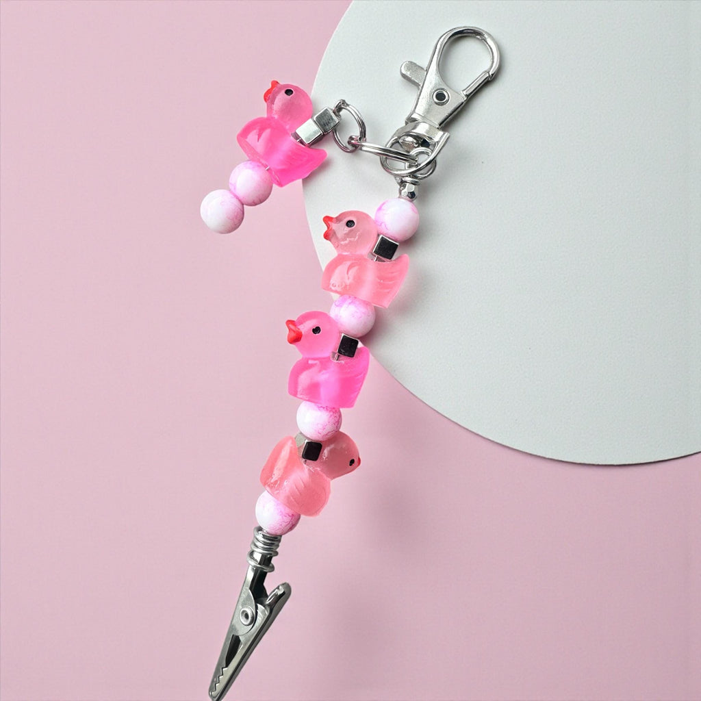 Handmade Duck Bracelet Helper Tool – ATM Card Grabber with Alligator Clip