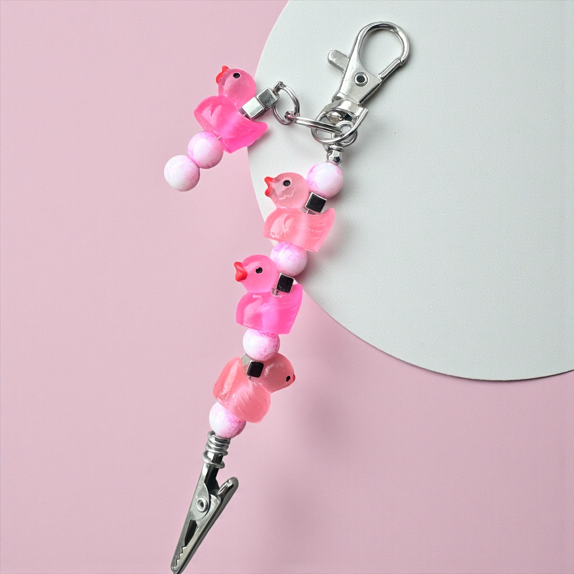 Handmade Duck Bracelet Helper Tool – ATM Card Grabber with Alligator Clip