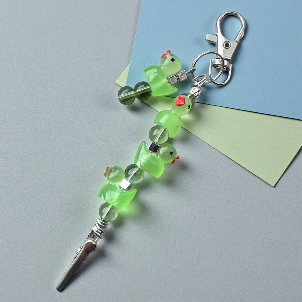 Handmade Duck Bracelet Helper Tool – ATM Card Grabber with Alligator Clip