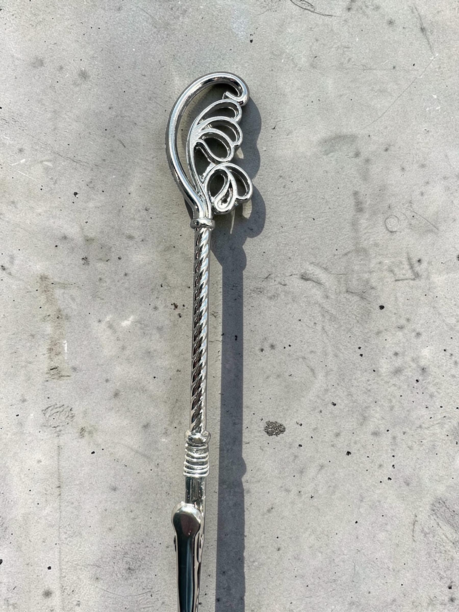 Handmade ATM Card Grabber Clip, Long Nail Helper Tool, Western Star Hamsa Sword Styles
