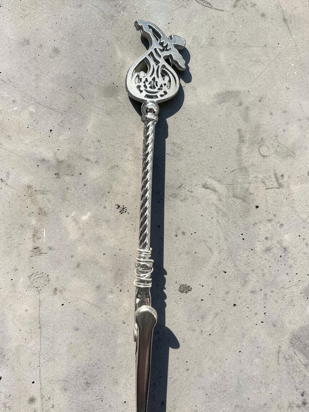 Handmade ATM Card Grabber Clip, Long Nail Helper Tool, Western Star Hamsa Sword Styles