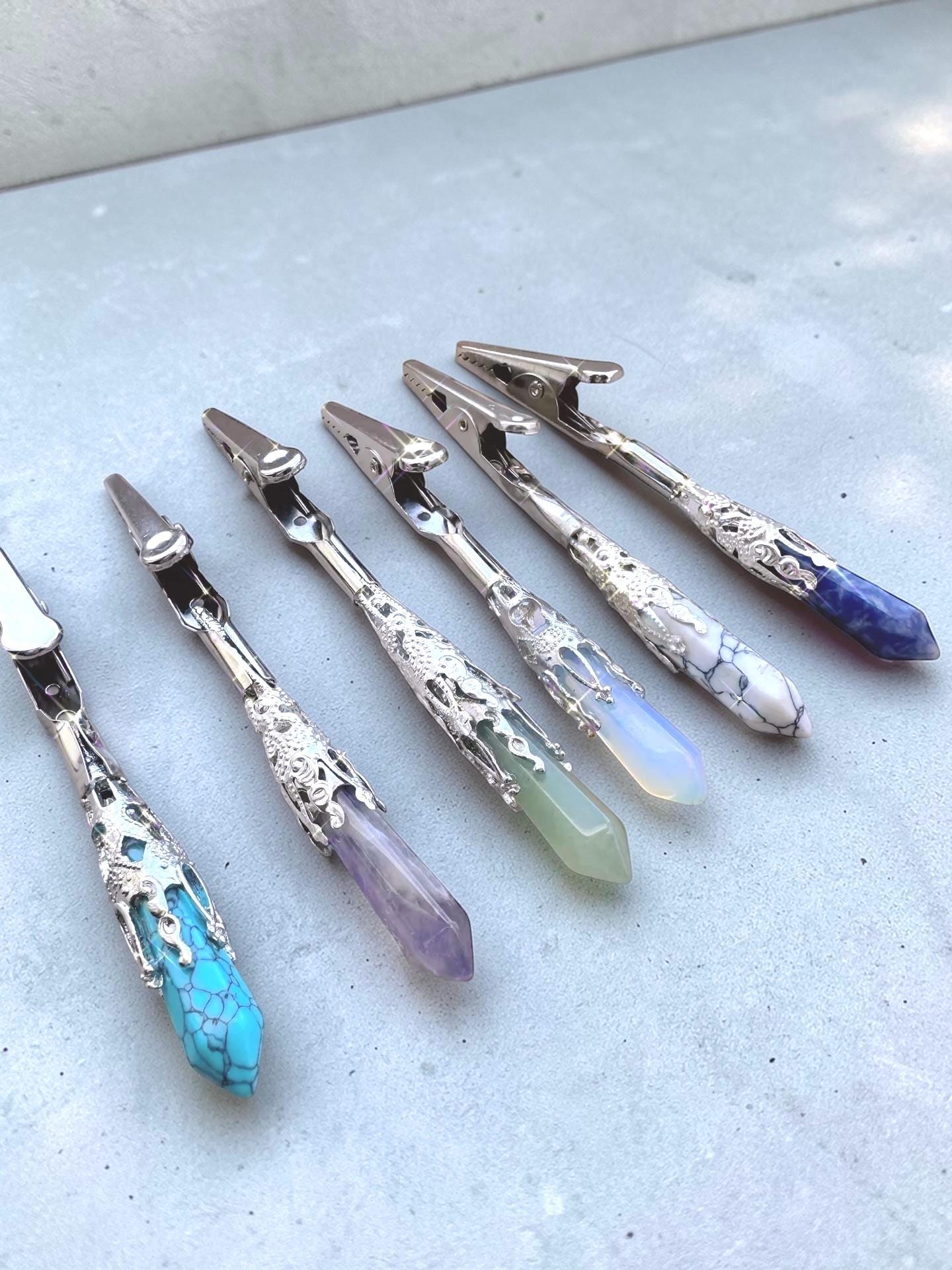 Crystal Point ATM Card Clip – Choose Your genuine gemstone
