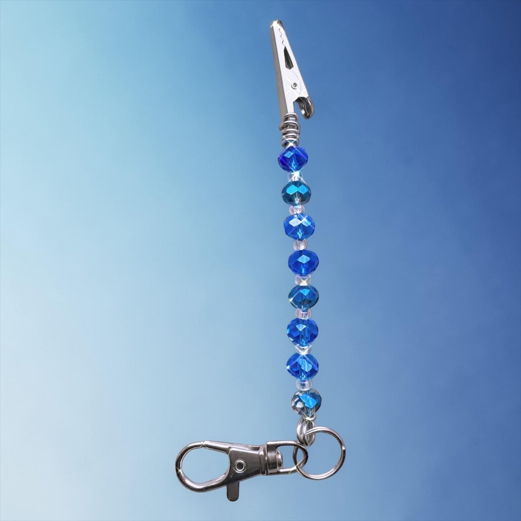 Ocean Crystal ATM Card Grabber – Long Nail Helper – Beaded Credit Card Puller with Gift Tin