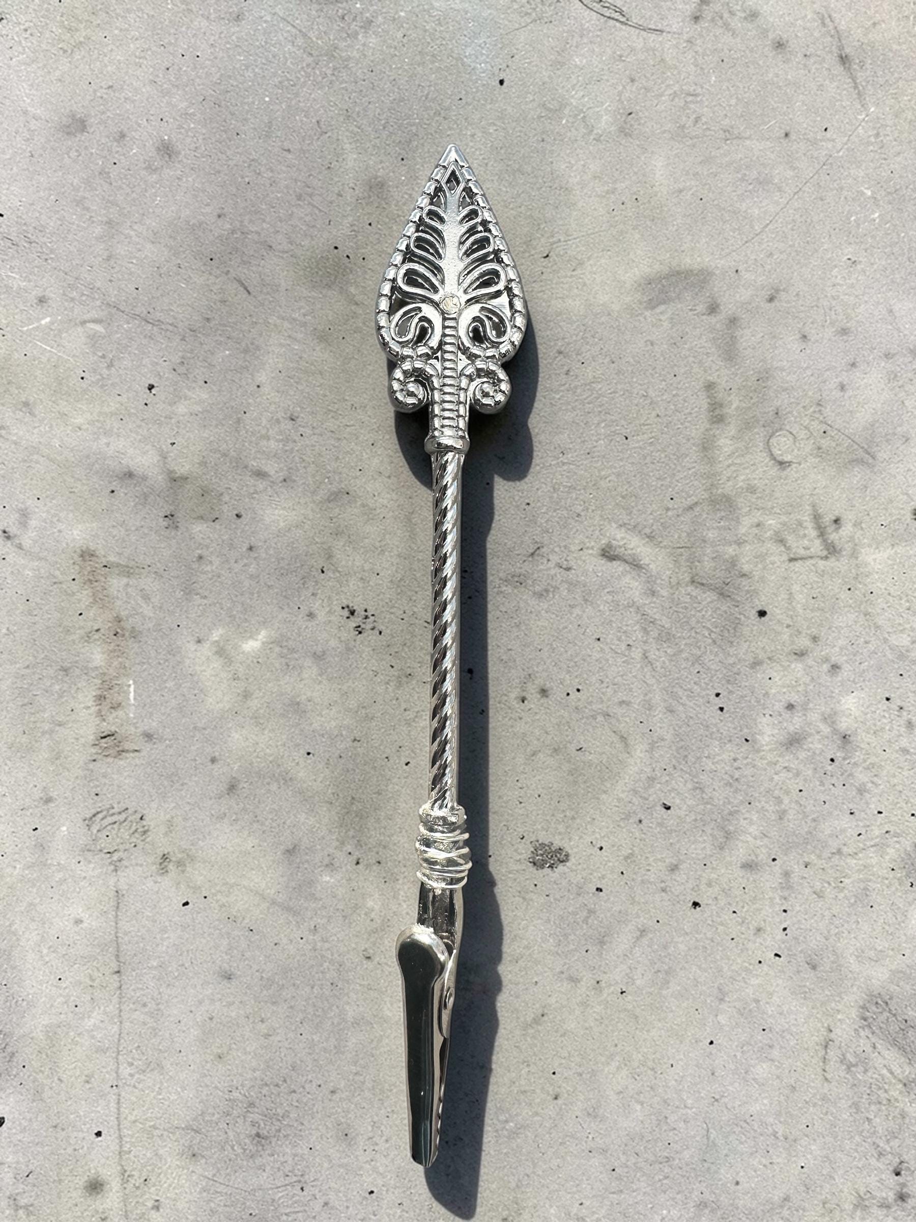 Handmade ATM Card Grabber Clip, Long Nail Helper Tool, Western Star Hamsa Sword Styles