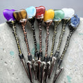 Gemstone heart atm card card clip is a lifesaver for long nails and everyday tasks.