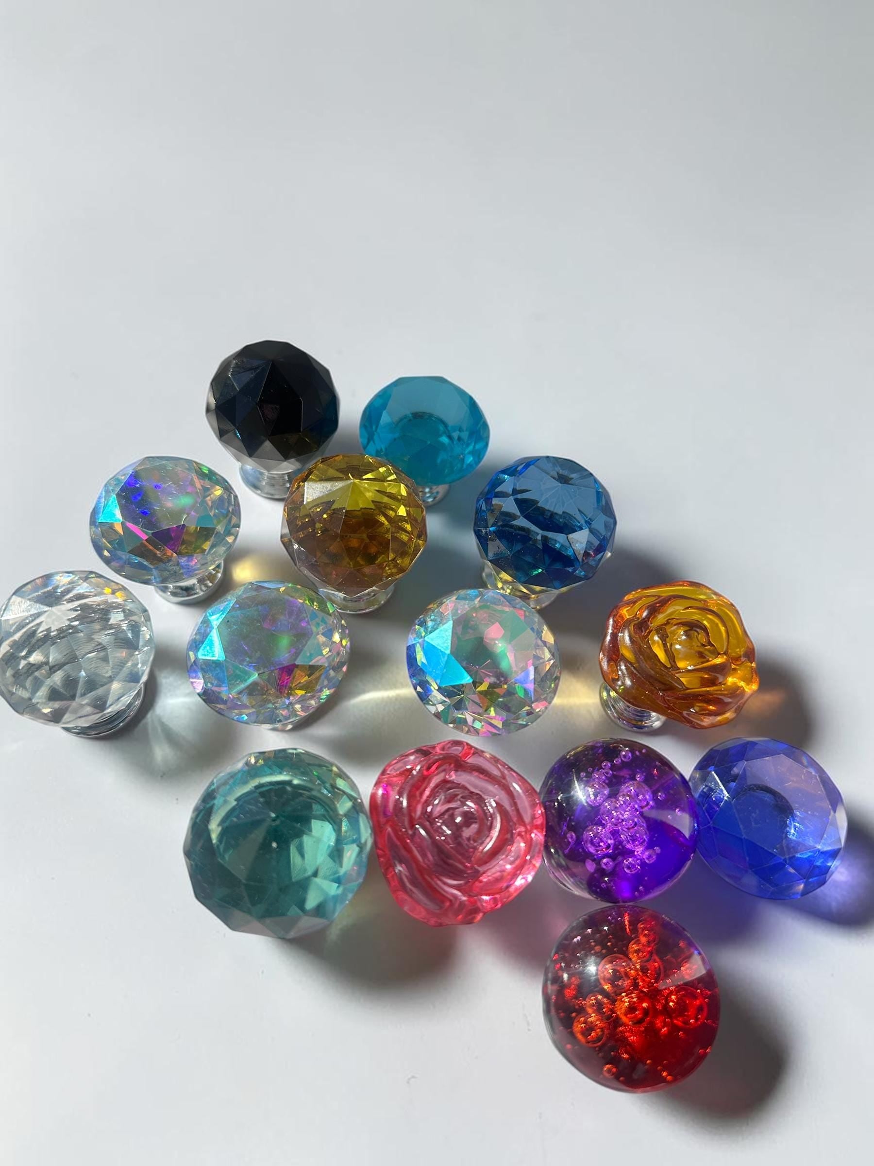Garden fairy wands beaded  Colorful Plant Decor, Mystery Glass Toppers spring home decor