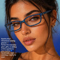 European Crystal Reading Glasses – Bling Rhinestone Readers +1.00–3.25 – Sparkly Eye Eyewear, Includes Care Kit