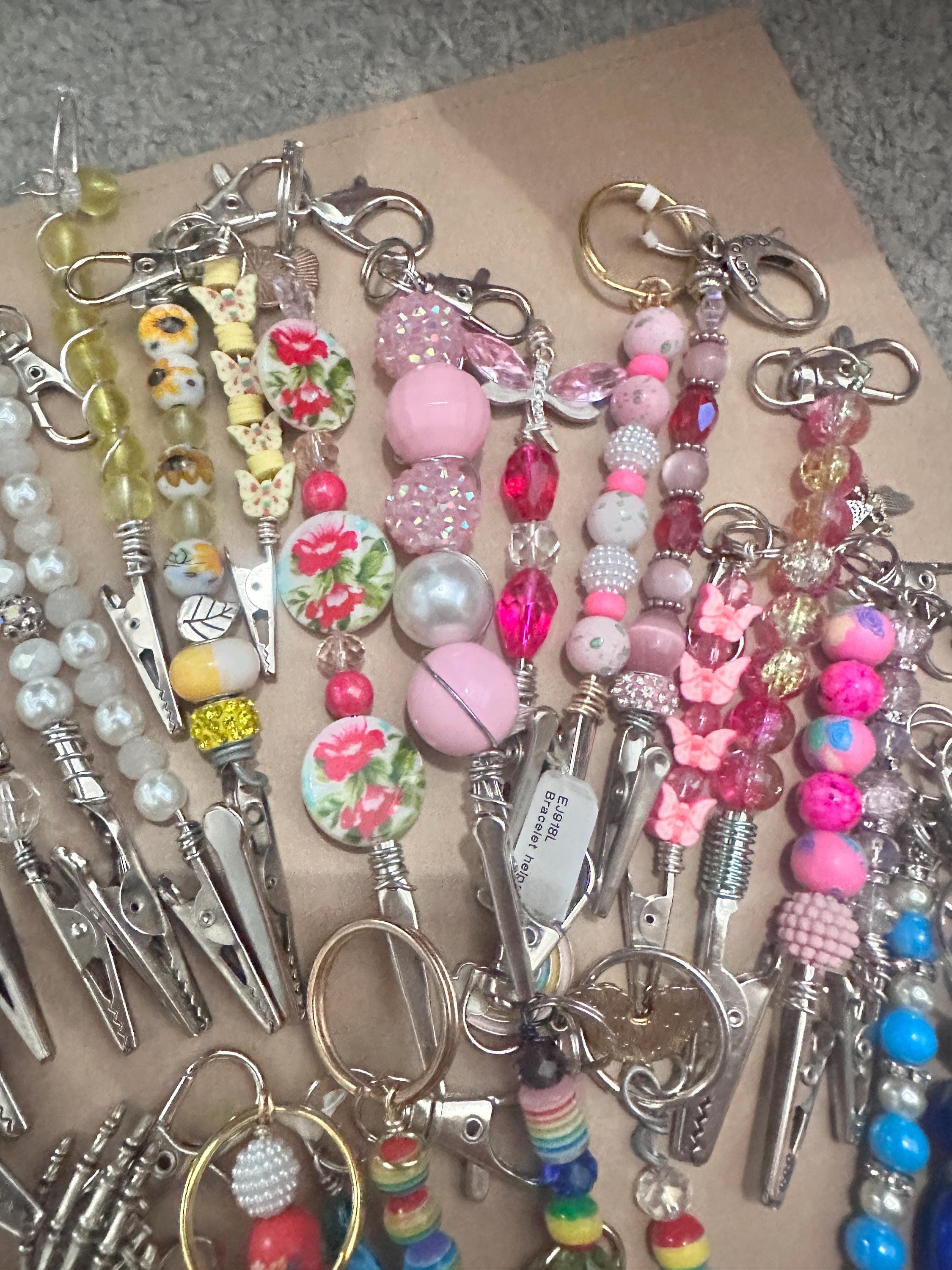 Mystery ATM Card Clip Bundle – Handmade Surprise Picks! Bracelet helpers card grabbers , long nail helpers