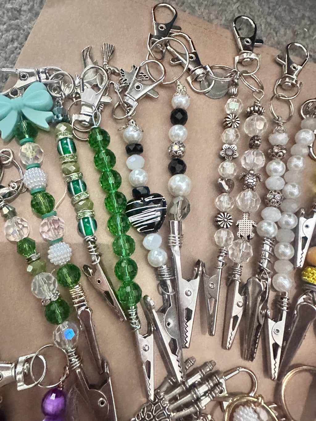 Mystery ATM Card Clip Bundle – Handmade Surprise Picks! Bracelet helpers card grabbers , long nail helpers